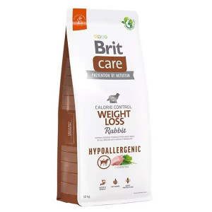 BRIT CARE DOG WEIGHT LOSS RABBIT sausā barība suņiem Trusis 12kg